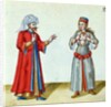 The Turk and the Courtesan, end of the 16th century by German School