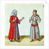 The Turk and the Courtesan, end of the 16th century by German School