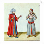The Turk and the Courtesan, end of the 16th century by German School