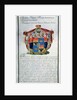 Coat of arms of Prince Grigory Alexandrovich Potemkin from the first book of a twenty volume heraldic collection, 1798 by Russian School