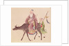 Lao-Tzu on his buffalo, followed by a disciple by School Chinese