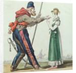 The Cossack in Paris, c.1815 by French School