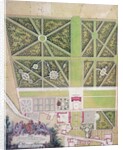 Plan of the chateau and park at Roissy, belonging to the Comte de Caraman by French School