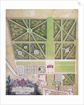 Plan of the chateau and park at Roissy, belonging to the Comte de Caraman by French School