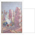 Breton gnomes dancing around a stone circle, late 19th century by French School