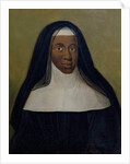 Portrait of Louise-Marie-Therese The Black Nun of Moret by School French
