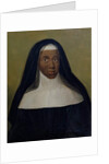 Portrait of Louise-Marie-Therese The Black Nun of Moret by School French