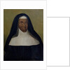 Portrait of Louise-Marie-Therese The Black Nun of Moret by School French