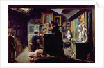 In the Artist's Studio, 1820-30 by Achille Deveria