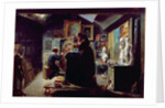 In the Artist's Studio, 1820-30 by Achille Deveria