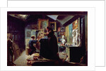 In the Artist's Studio, 1820-30 by Achille Deveria