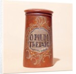 Container for Thebaic Opium by School French