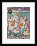 Portrait of Maharajah Ajit Singh of Jodhpur by Indian School