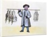 The Game Merchant, from a book on the street calls of Peking, c.1785 by French School