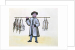 The Game Merchant, from a book on the street calls of Peking, c.1785 by French School