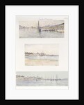 Three Views of Sainte Maxime by French School
