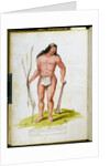 Native of the Caribbean with his weapons by Charles Plumier
