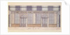 Design for the facade of the 'Cafe Procope', early 19th century by French School