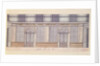 Design for the facade of the 'Cafe Procope', early 19th century by French School