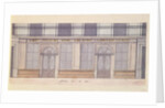 Design for the facade of the 'Cafe Procope', early 19th century by French School