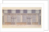 Design for the facade of the 'Cafe Procope', early 19th century by French School