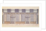 Design for the facade of the 'Cafe Procope', early 19th century by French School