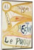 Illustrated version of a poem from the 'Calligrammes' collection by Guillaume Apollinaire