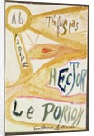 Illustrated version of a poem from the 'Calligrammes' collection by Guillaume Apollinaire