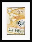 Illustrated version of a poem from the 'Calligrammes' collection by Guillaume Apollinaire