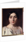 Portrait presumed to be Adele Hugo by French School