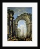 Landscape with Ruins by Giovanni Niccolo Servandoni