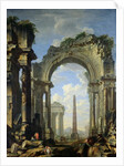 Landscape with Ruins by Giovanni Niccolo Servandoni