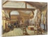 View of a studio in an art school, c.1840 by French School