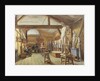 View of a studio in an art school, c.1840 by French School