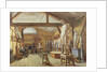 View of a studio in an art school, c.1840 by French School