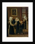 Nuns dressing a sick man by Antoine Jean Bail
