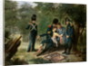 Doctor Larrey's ambulance at the battle of Hanau, 30th-31st October 1813 by French School