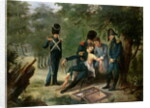 Doctor Larrey's ambulance at the battle of Hanau, 30th-31st October 1813 by French School