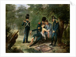 Doctor Larrey's ambulance at the battle of Hanau, 30th-31st October 1813 by French School