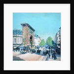 La Porte St. Denis, Paris, 1880 by L. Abeissonier