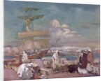 The Port of Algiers, c.1900 by Leon Cauvy
