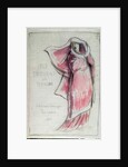 Design for a poster advertising 'Les Troyens' composed by Hector Berlioz for a performance at the Opera de Paris in 1921 by Rene Piot