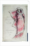 Design for a poster advertising 'Les Troyens' composed by Hector Berlioz for a performance at the Opera de Paris in 1921 by Rene Piot