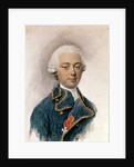 Louis Antoine de Bougainville as a young man, c.1755 by French School