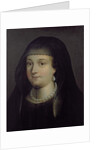 Portrait of a girl, presumed to be Mary Queen of Scots by French School