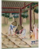 Working in a Traditional Forge by School Chinese