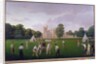 Cricket at Canford Manor, 1855 by English School