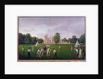 Cricket at Canford Manor, 1855 by English School