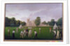 Cricket at Canford Manor, 1855 by English School