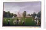 Cricket at Canford Manor, 1855 by English School